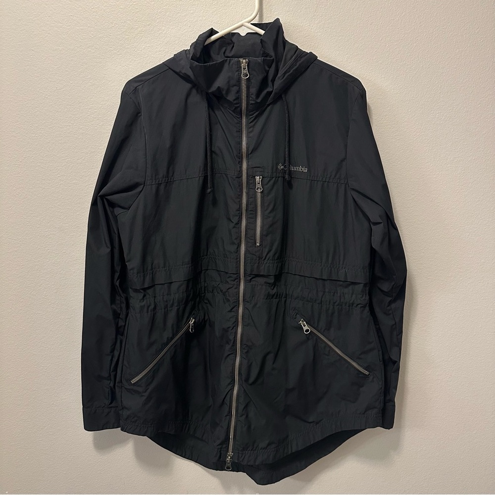 Columbia Women's Black Windbreaker Jacket
